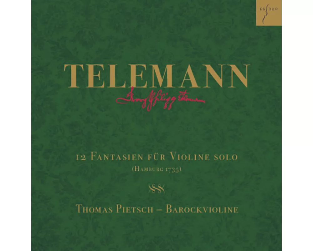 12 Fantasien Für Violine Solo TWV 40:14-25