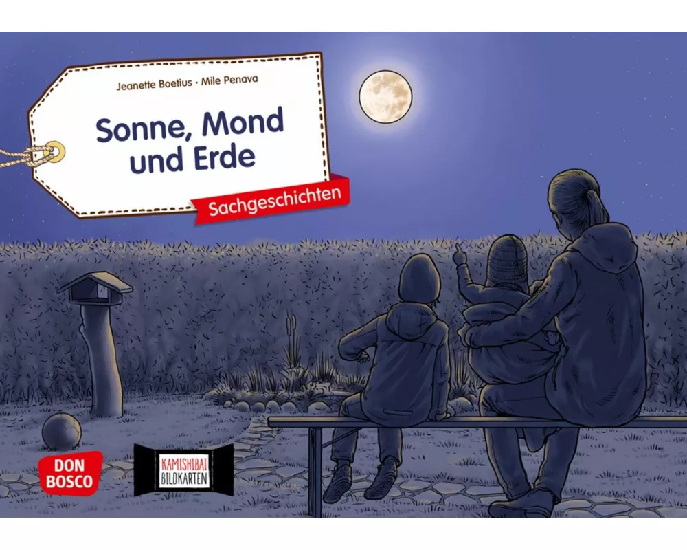 Sonne, Mond und Erde. Kamishibai Bildkartenset