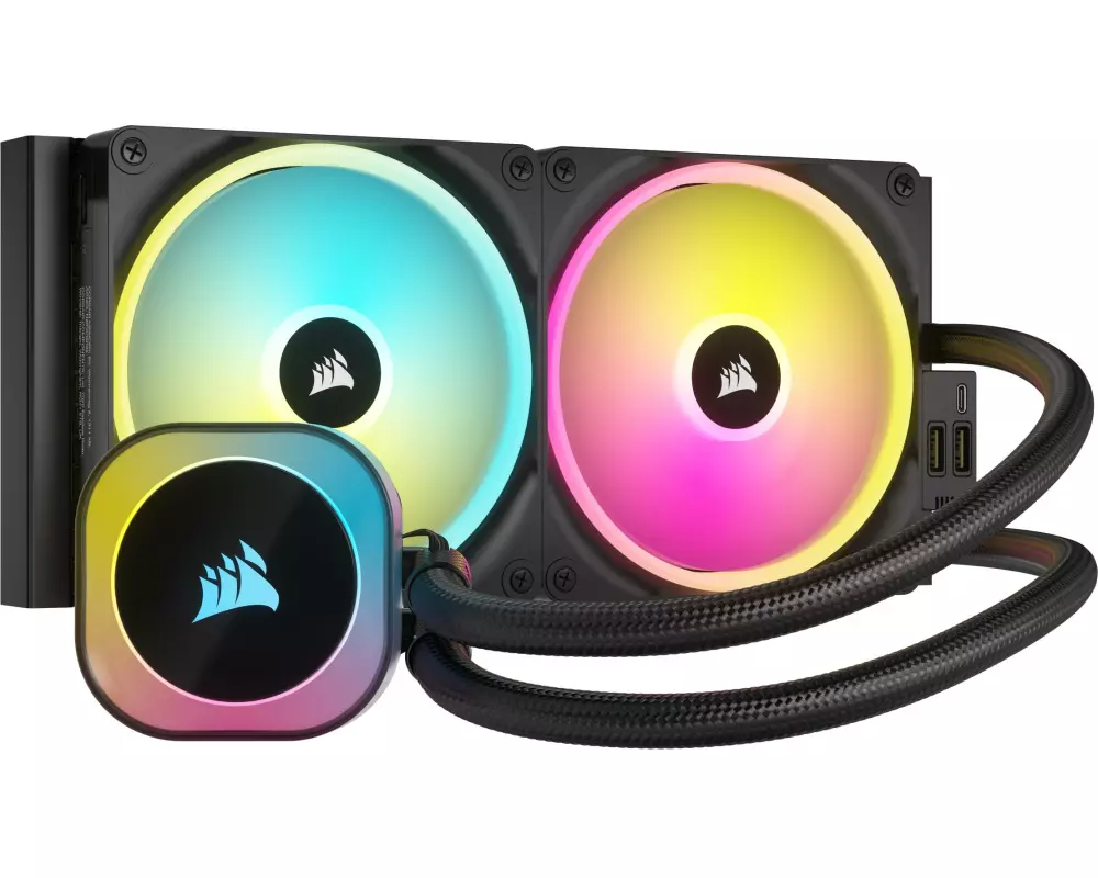 Corsair Wasserkühlung iCUE LINK H115i RGB Schwarz