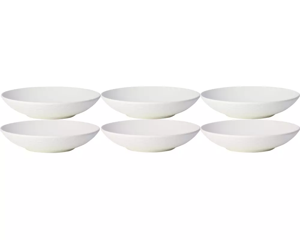Villeroy & Boch Suppen- & Pastateller Manufacture Ø 23.5 cm, 6 Stück, Weiss