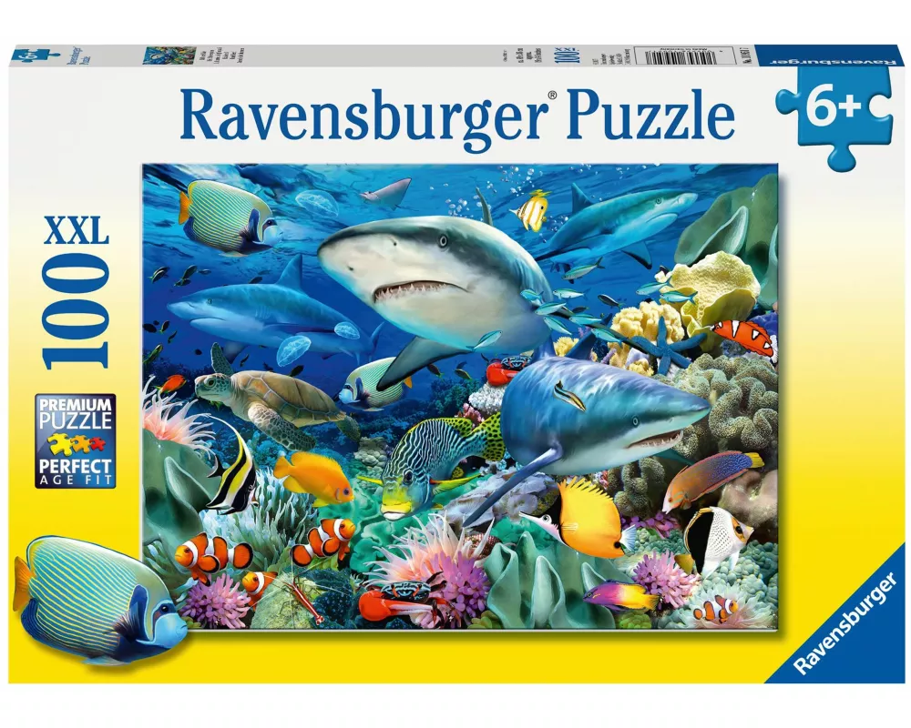 Kinderpuzzle 100 XXL Teile - Riff der Haie