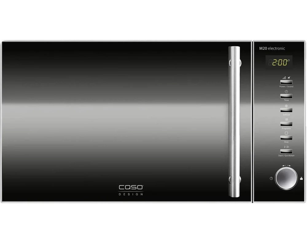 Caso Mikrowelle M20 Electronic Edelstahl 20 l 800 W