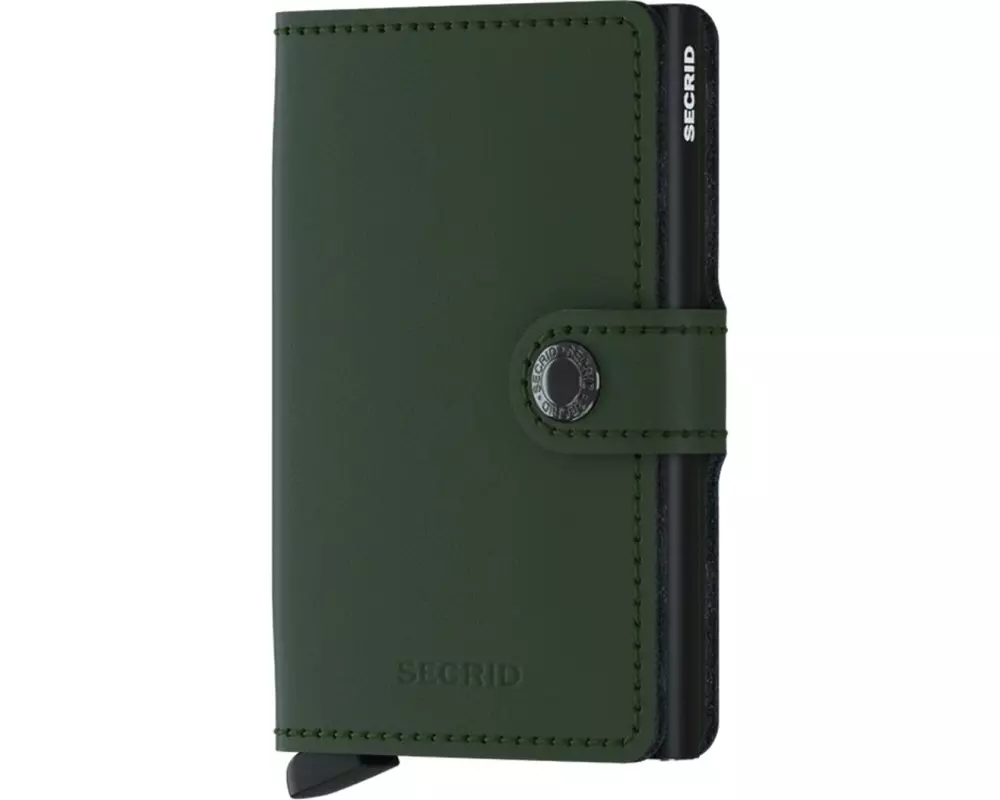 SECRID Portemonnaie Miniwallet Matte Green Black