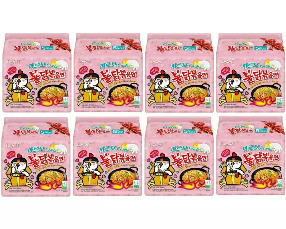 Samyang Buldak Hot Chicken Ramen Carbonara 8 x (5 x 130 g)