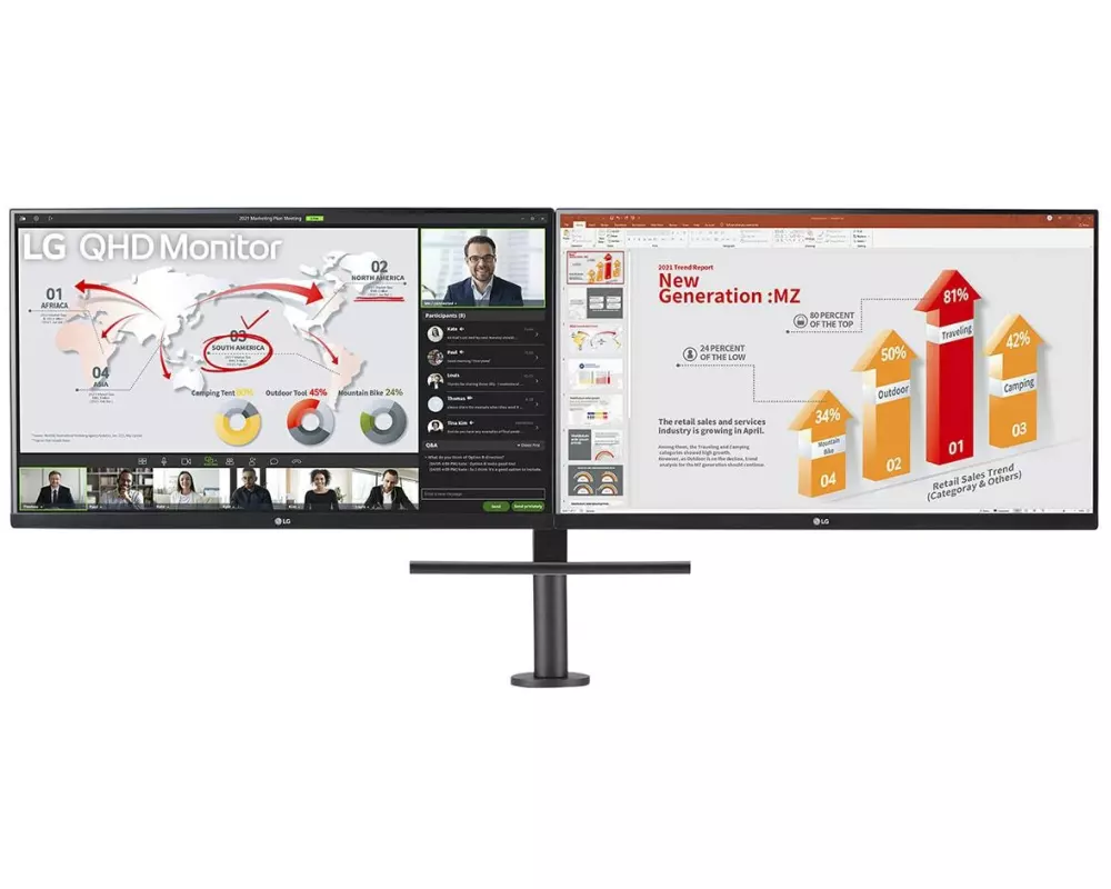 LG Monitor 27QP88DP-BS