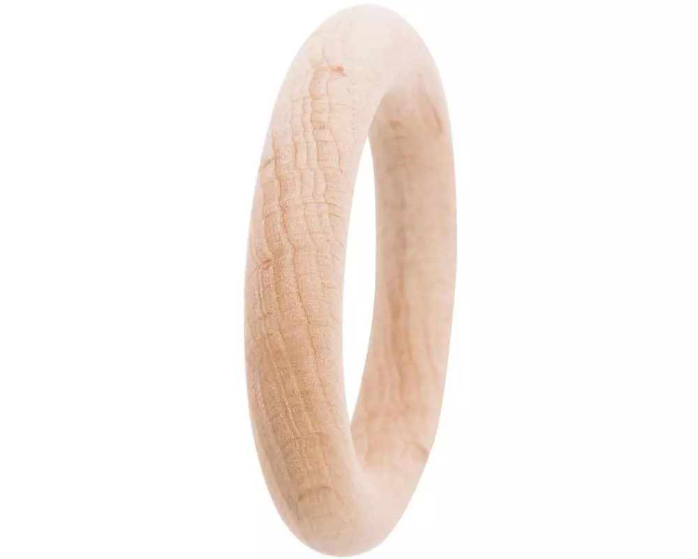 Rico Design Holzkleinteile Ø 7 cm Holzring, Natur