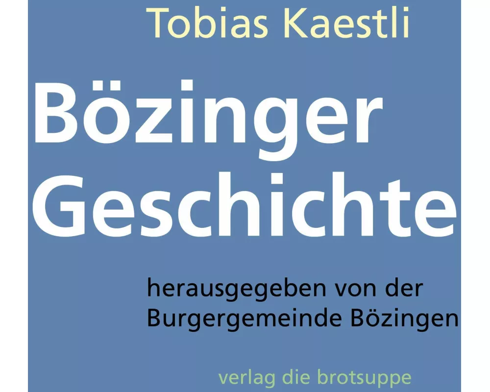 Bözinger Geschichte