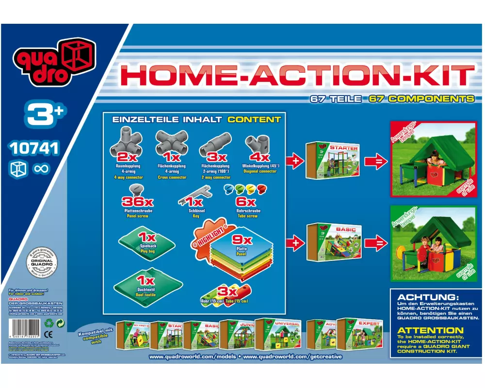 Quadro Zubehör Spielturm Home Aktion Kit