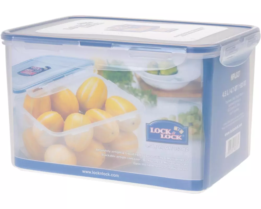 Lock & Lock Vorratsbehälter 4.5 l, Transparent