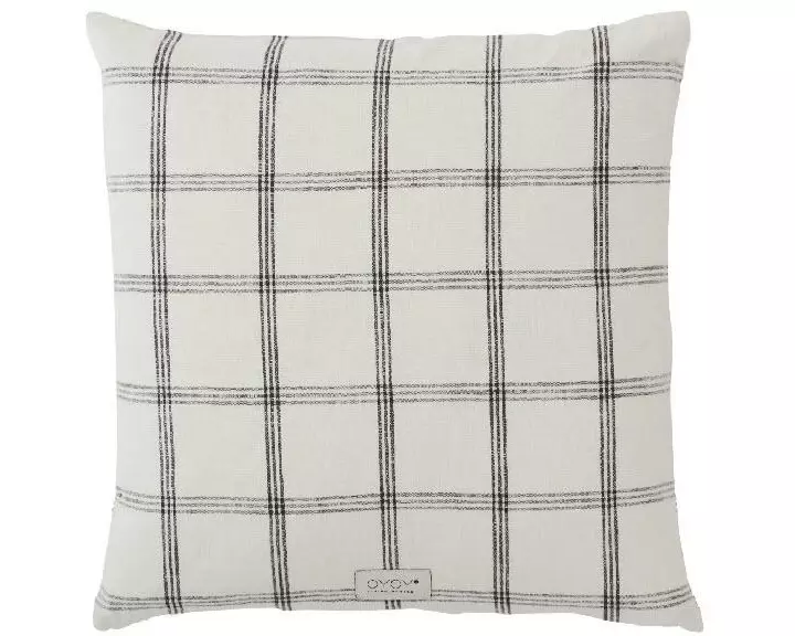 OYOY Kissen Kyoto 50 x 50 cm, Offwhite