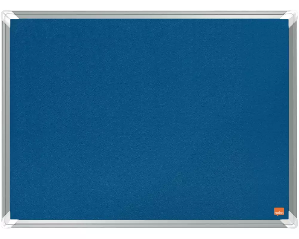Nobo Pinnwand Premium Plus 45 cm x 60 cm, Blau