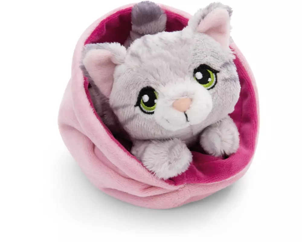 Nici Kuscheltier Katze Grau getigert 12 cm