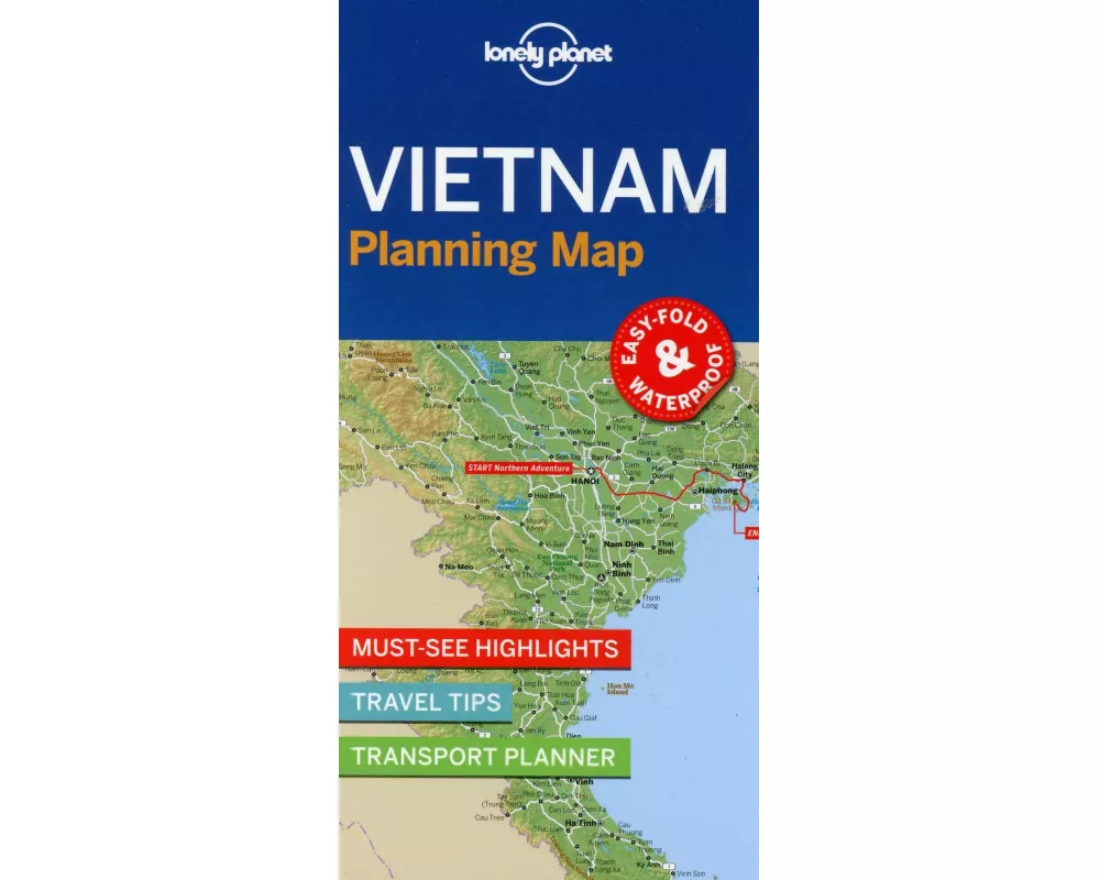 Lonely Planet Vietnam Planning Map