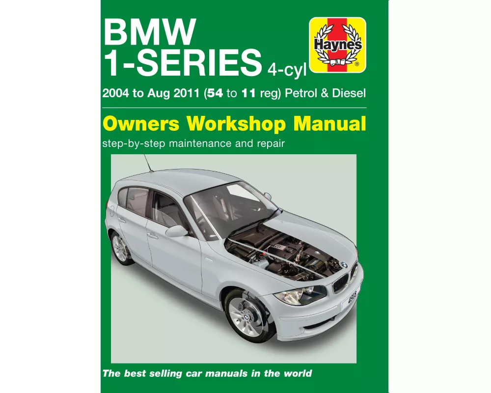 BMW 1-Series 4-cyl Petrol & Diesel (04 - Aug 11) Haynes Repair Manual