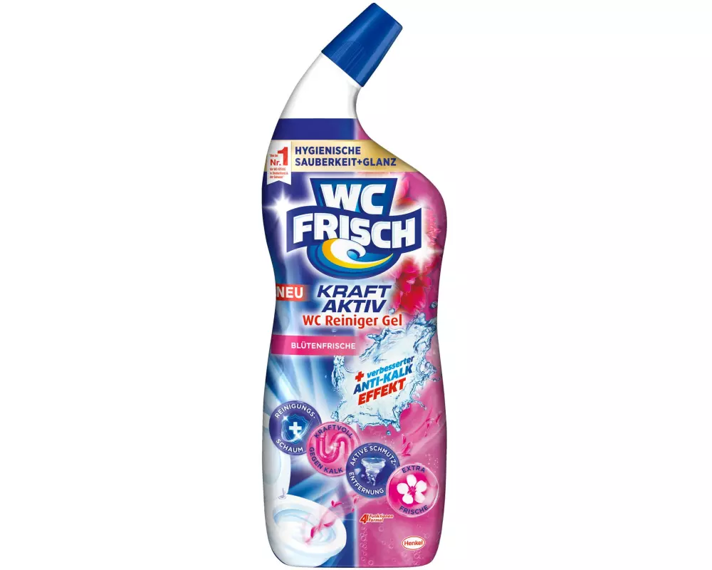WC Frisch WC-Reiniger Kraft-Aktiv Reiniger Blütenfrische 750 ml
