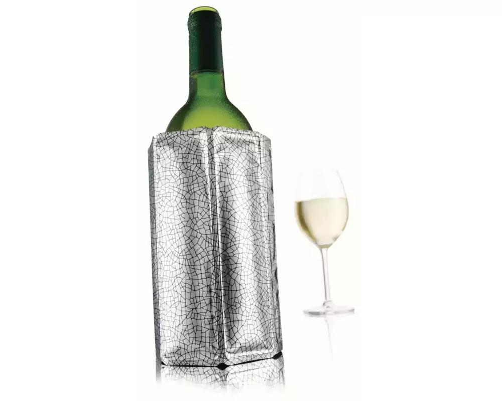 Vacuvin Flaschenmanschette Silber