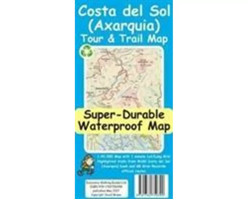 Costa del Sol (Axarquia) Tour and Trail Map