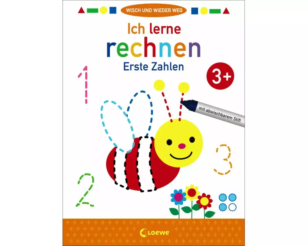 Wisch und wieder weg - Ich lerne rechnen 3+