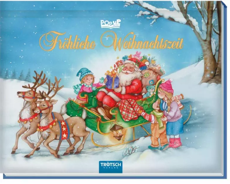 Mini Pop-Up Buch "Fröhliche Weihnachtszeit"