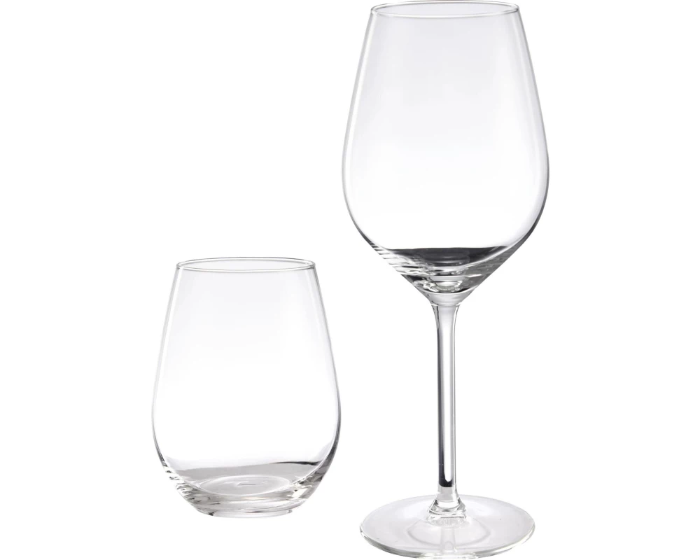 Schou Weinglas 50 cl + Trinkglas 35 cl 4er Set