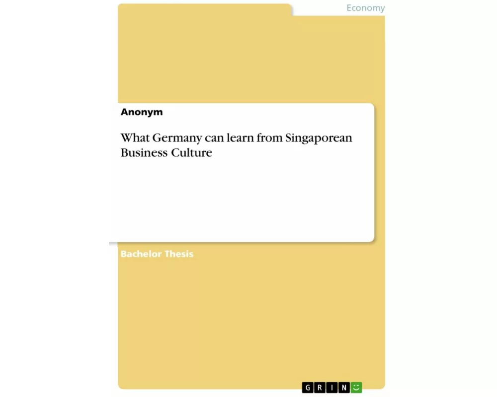 What Germany can learn from Singaporean Business Culture
