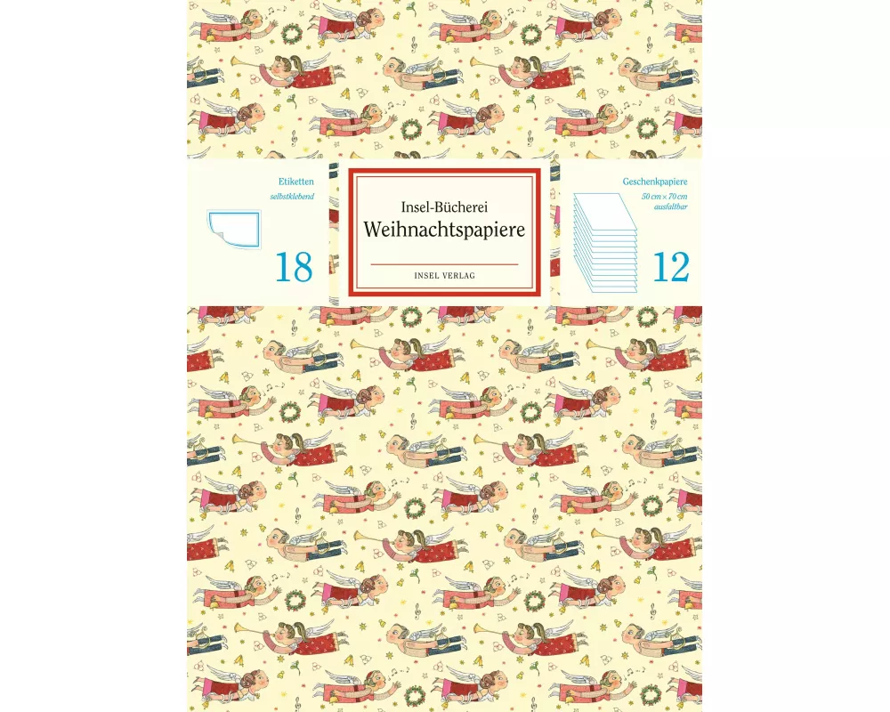 Insel-Bücherei Geschenkpapier Weihnachten