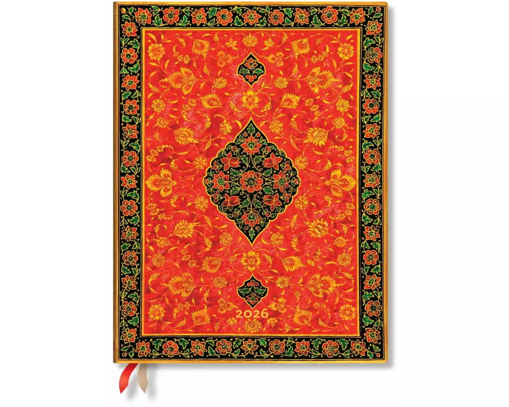 Paperblanks Wochenagenda Ultra Leila Muster & Ornament, 2026, Mehrfarbig