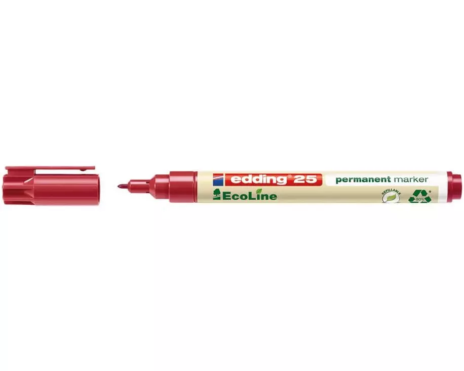 edding Permanent-Marker 25 EcoLine Rot