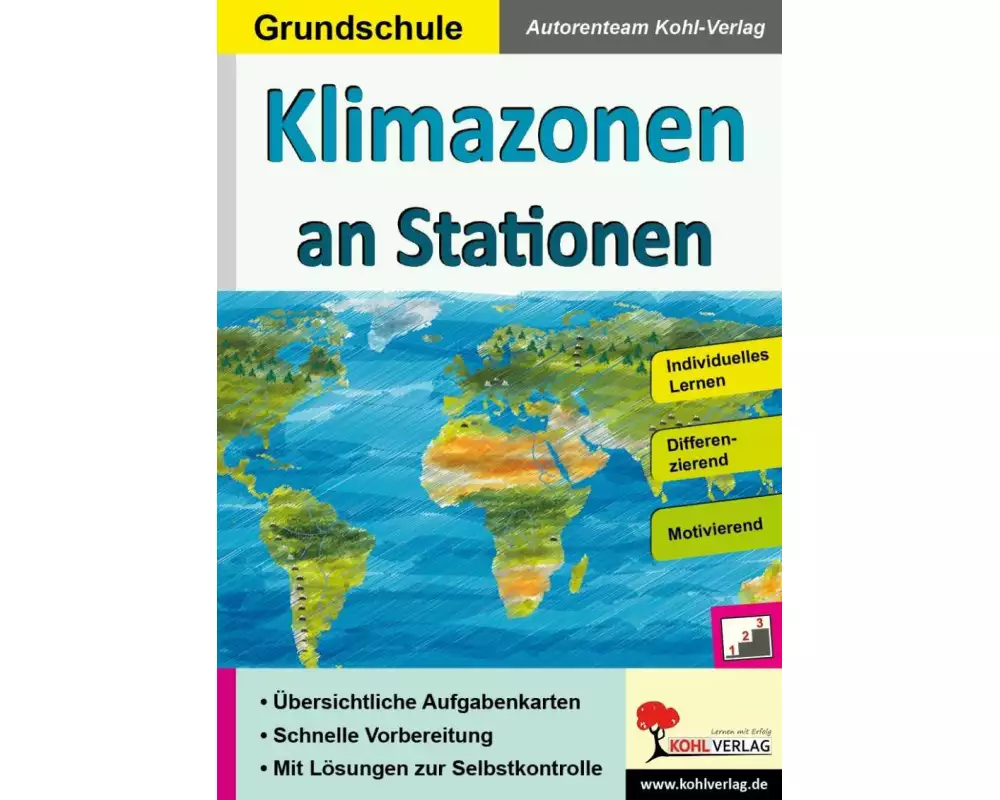 Klimazonen an Stationen / Grundschule