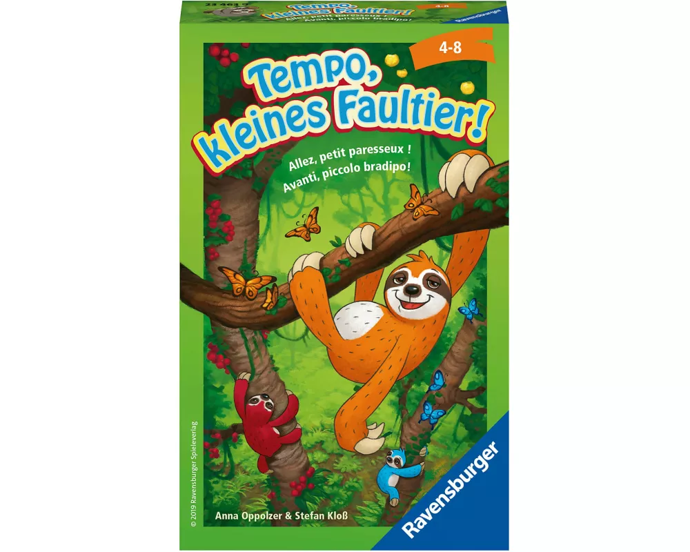 Tempo, kleines Faultier! - Reisespiel ab 4 Jahre