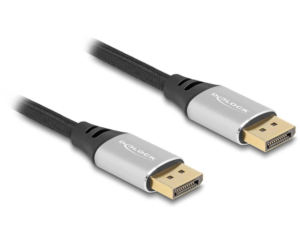 Delock Kabel 16K 60 Hz DisplayPort - DisplayPort, 2 m, Silber