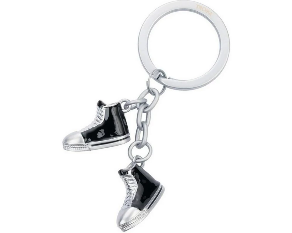 Troika Schlüsselanhänger Chucks Schwarz/Silber