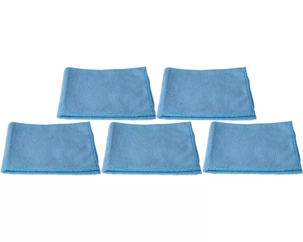 Edi Baur Mikrofaser-Reinigungstuch Universal 5 Stück, Blau