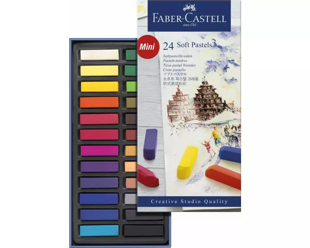 Faber-Castell Pastellkreide Mini 24 Stück