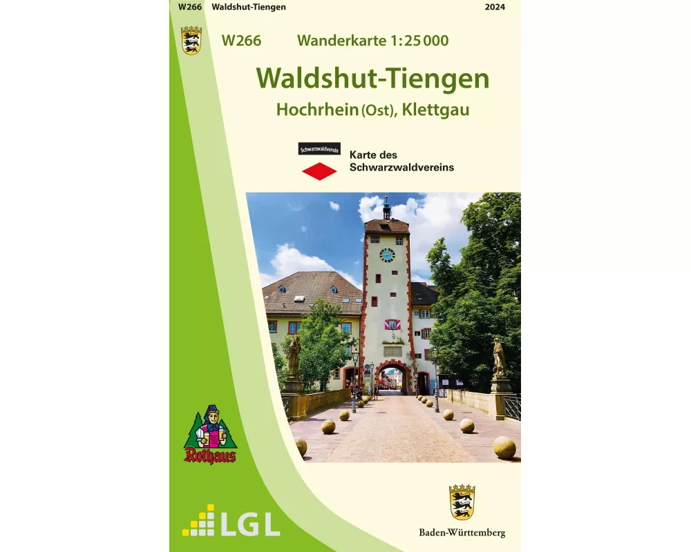 W266 Wanderkarte 1:25 000 Waldshut-Tiengen