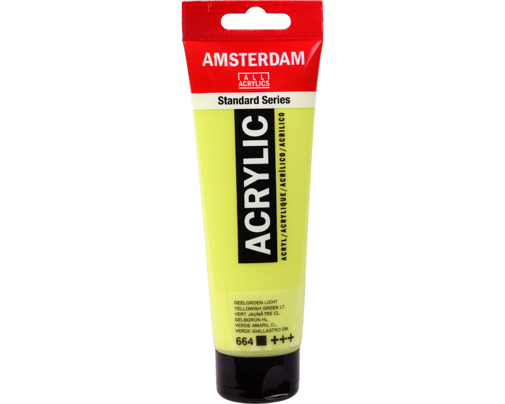 AMSTERDAM Acrylfarbe 120ml 17096642 gelbgrün hell 664