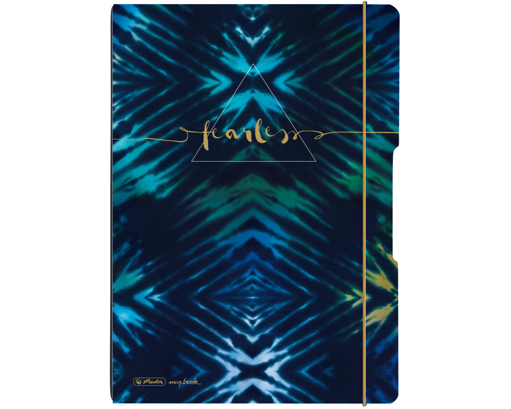 HERLITZ Notizheft A4, 80 g/m2 50044368 New Batik Fearless kar./lin.