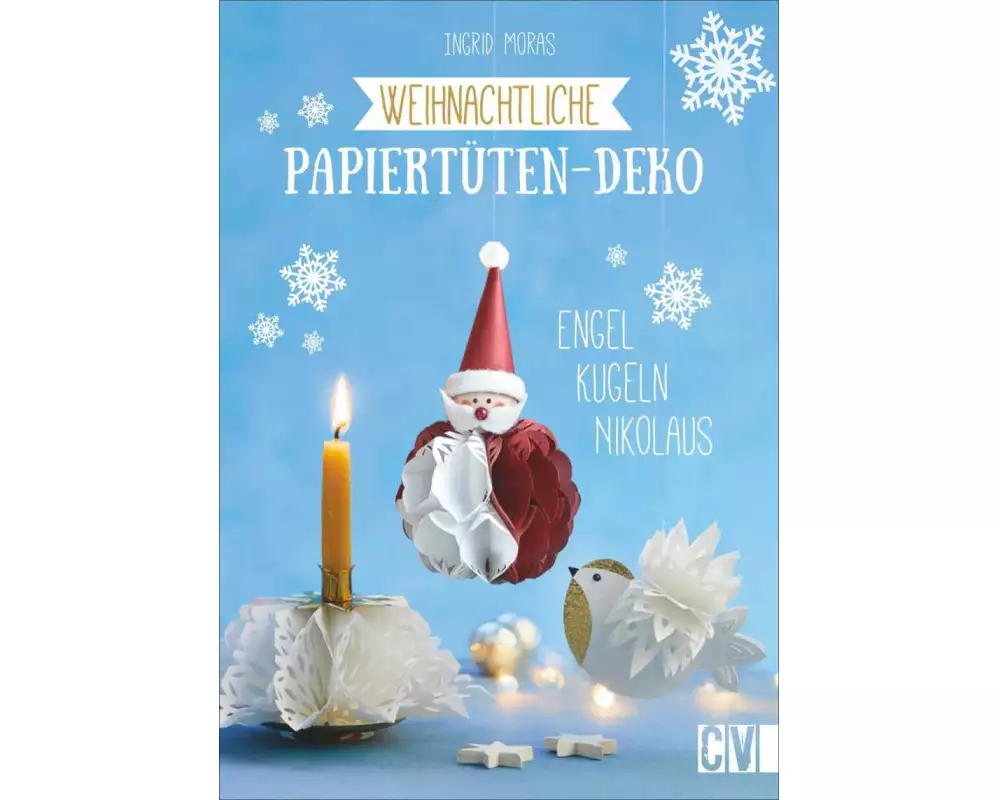 Weihnachtliche Papiertüten-Deko