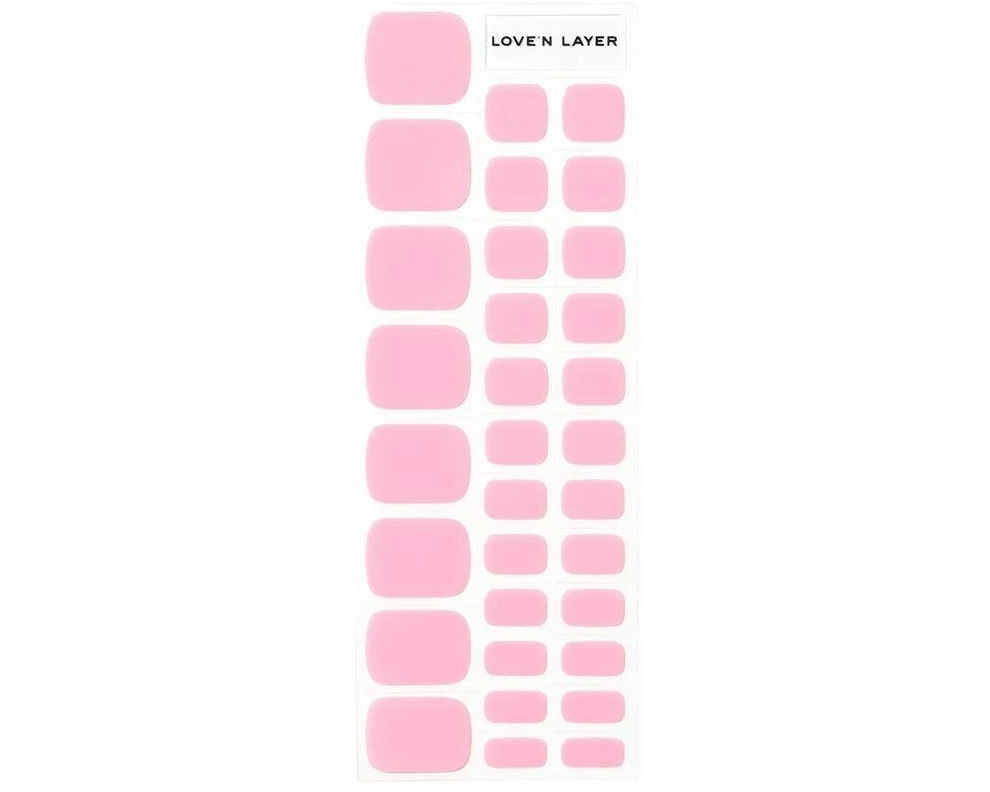 LoveNLayer Solid Toe Poppy Pink 1 Stück