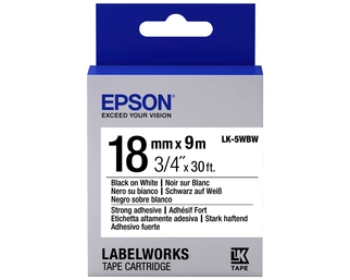 Epson LabelWorks LK-5WBW Label Tape