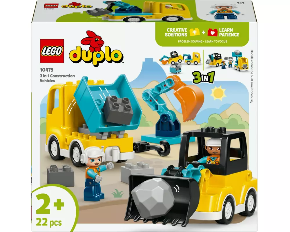 LEGO DUPLO Baufahrzeuge 3-in-1 Set 10475