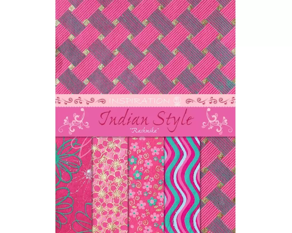 URSUS Bastelpapier Indian Style Rashmika 21.6 x 28 cm, 100 g/m²