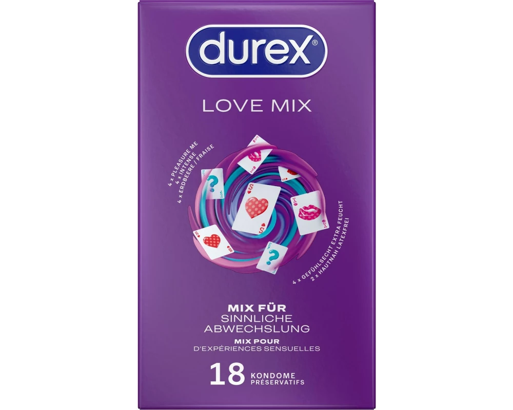 Durex Kondome Love Mix 18 Stück