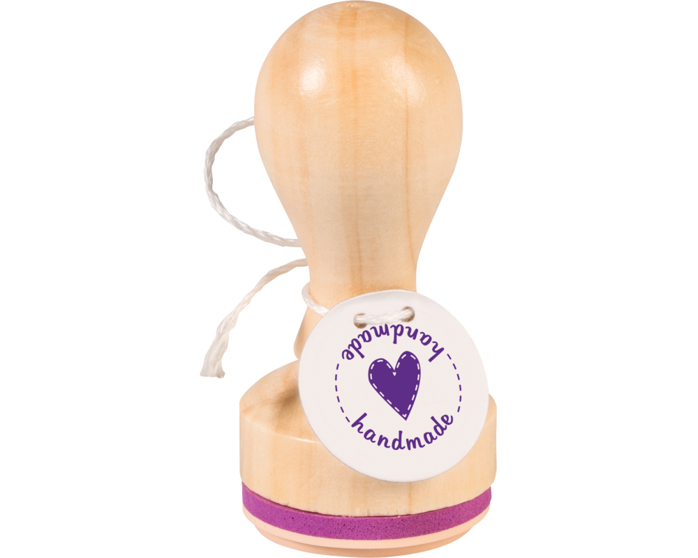 HEYDA Stempel handmade 3.2cm 211803001 Holz matt
