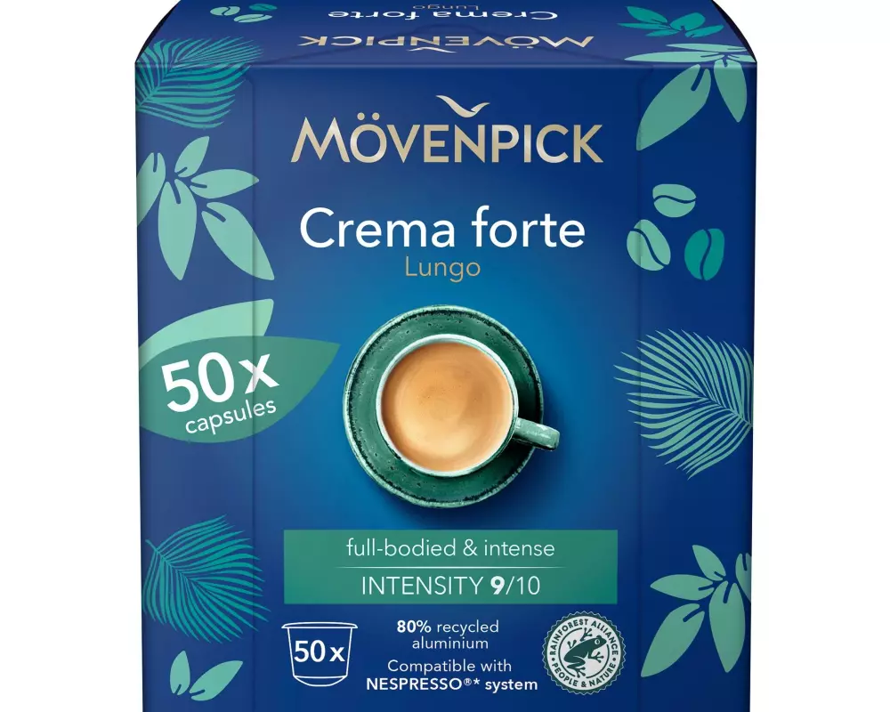 Mövenpick Kaffeekapseln Crema Forte 50 Stück