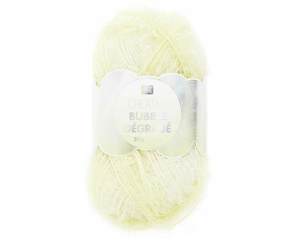 Rico Design Wolle Creative Bubble Dégradé 50 g / 90 m, Gelb