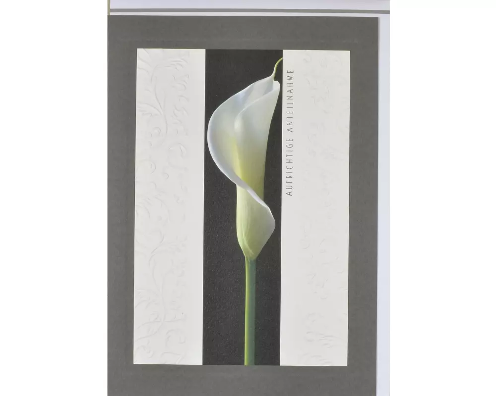 ABC Trauerkarte Aufrichtige Anteilnahme A5