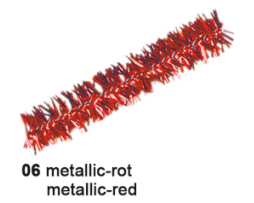 URSUS Pfeifenputzer 9mmx50cm 6530006 metallic-rot 10 Stück