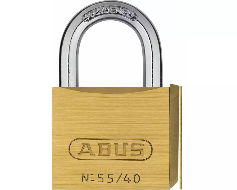 Abus Vorhängeschloss 55/40 Gold Messing