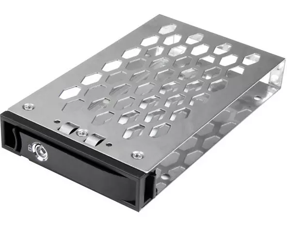 StarTech.com SATSASTRX25 Hard Drive Backplane 2.5" Frontblende Schwarz, Silber